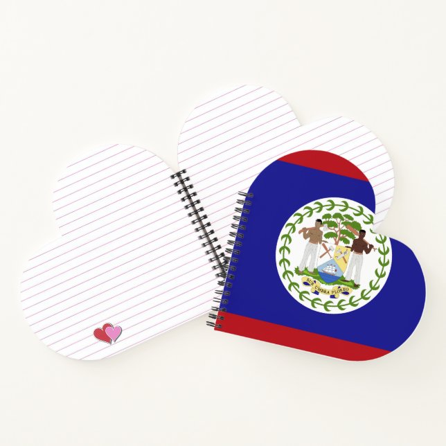 Belise flag notebook (Inside)