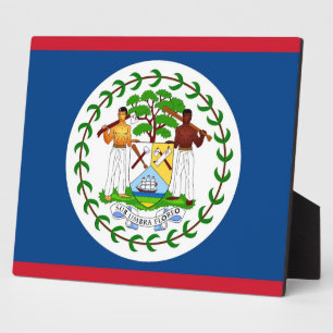 Belise Flag Plaque