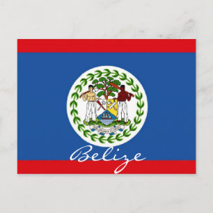 Belise flag postcard