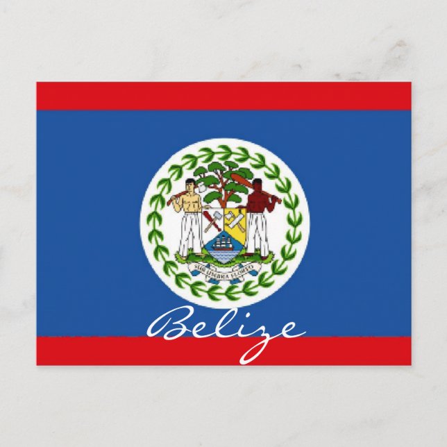 Belise flag postcard (Front)