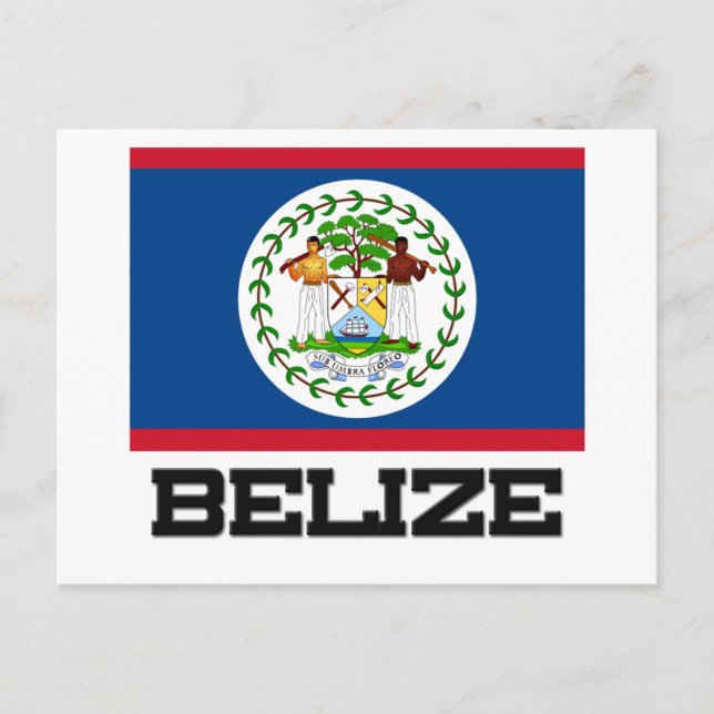 Belise Flag Postcard (Front)