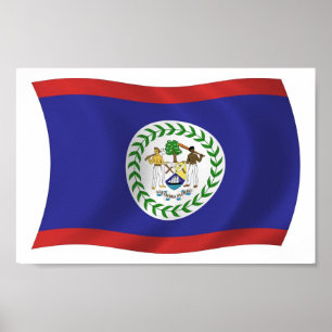 Belise Flag Poster Print