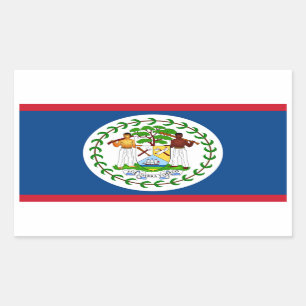 Belise Flag Rectangle Sticker
