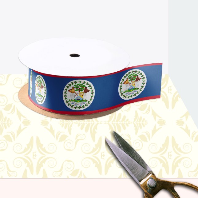 Belise Flag ribbon, Belise fashion /sports Satin Ribbon (Creator Uploaded)