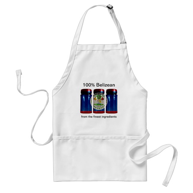Belise Flag Spice Jars Apron (Front)