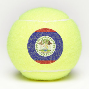 Belise flag tennis balls
