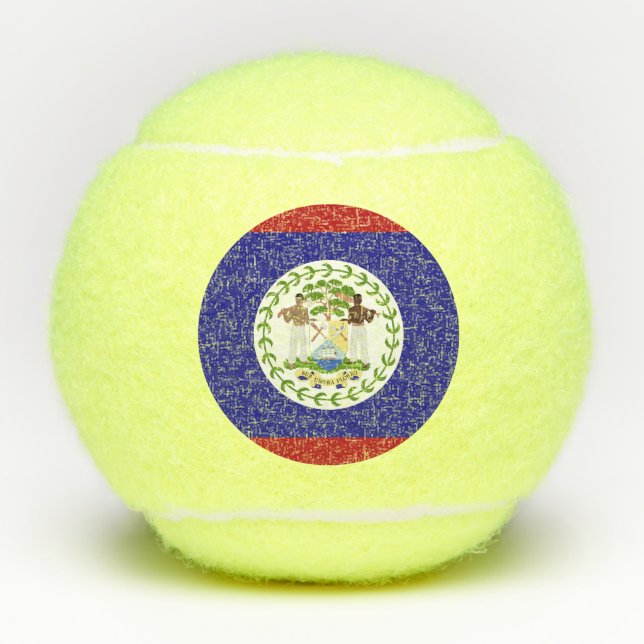 Belise flag tennis balls (Front)