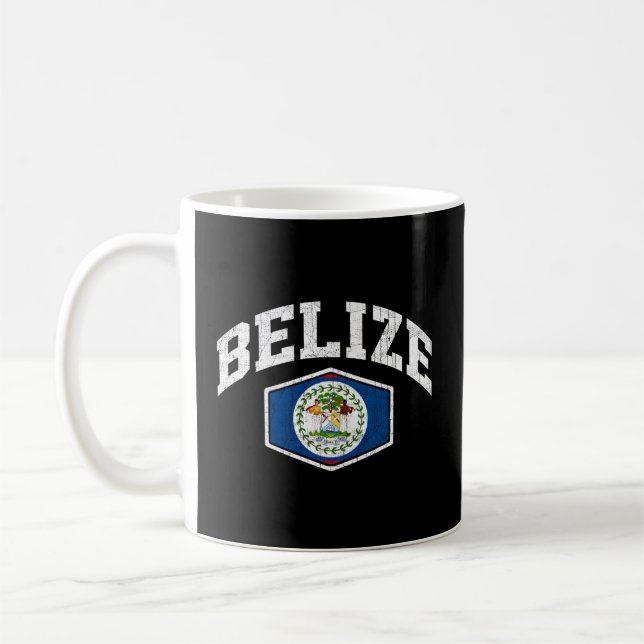 Belise Flag Throwback Coffee Mug (Left)