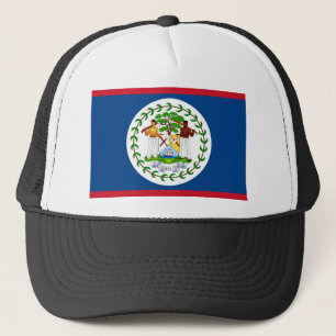 belise flag trucker hat