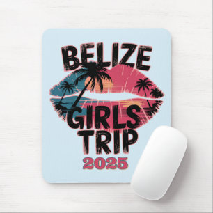 Belise Girls Trip Tropical Adventure Mouse Mat