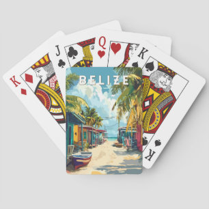 Belise Illustration Travel Art Vintage Playing Cards
