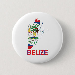 Belise Map 6 Cm Round Badge