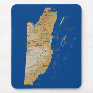 Belise Map Mousepad