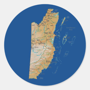 Belise Map Sticker
