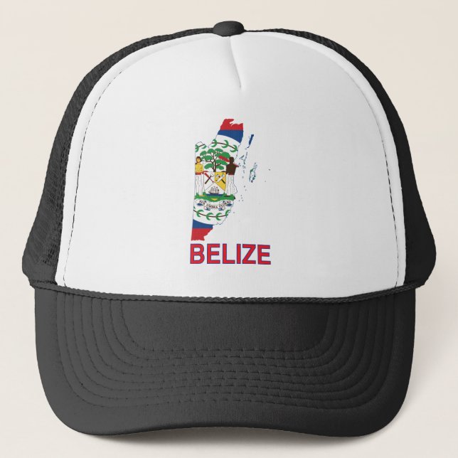 Belise Map Trucker Hat (Front)
