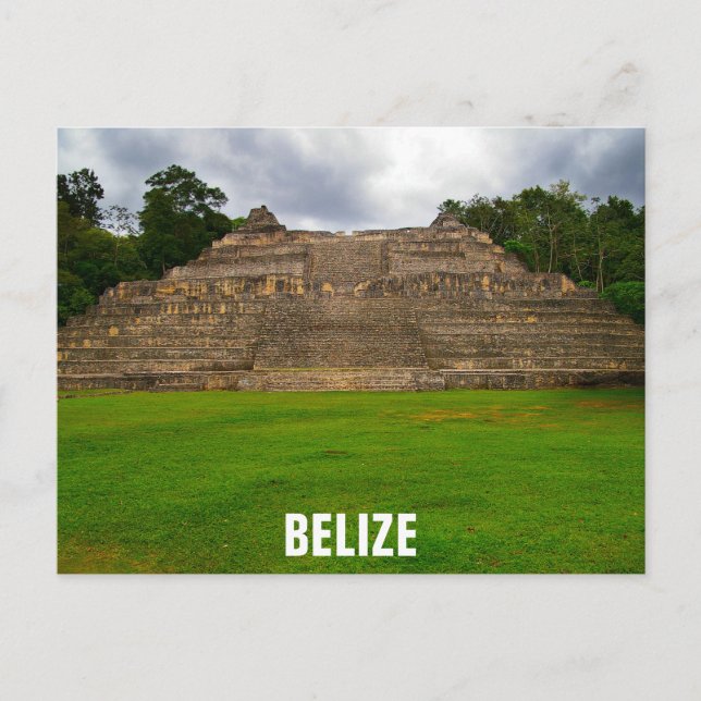 Belise Mayan Ruins Caracol Travel Photo Postcard (Front)