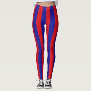 Belise National Flag Colours Vertical Striped Leggings