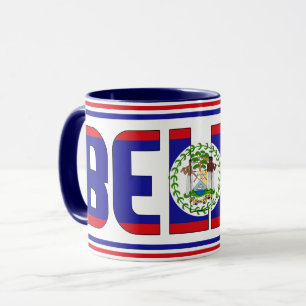 Belise National Flag Patriotic Coffee Mug