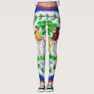 Belise Oil Painting Drawing Leggings