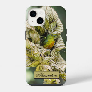 Belise Olive Euphonia Bird Photography iPhone 14 Case