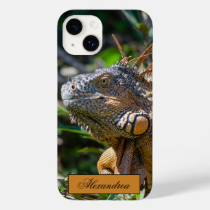 Belise Orange Iguana Lizard Photography Case-Mate iPhone 14 Case