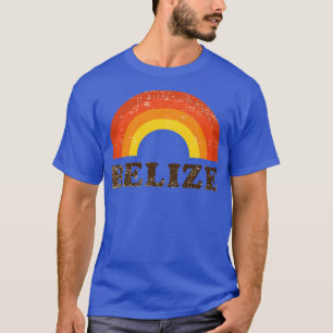 Belise Retro Vintage Rainbow Vacation Souvenir T-Shirt