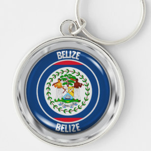 Belise Round Emblem Key Ring