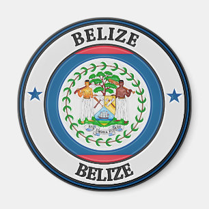 Belise  Round Emblem Magnet