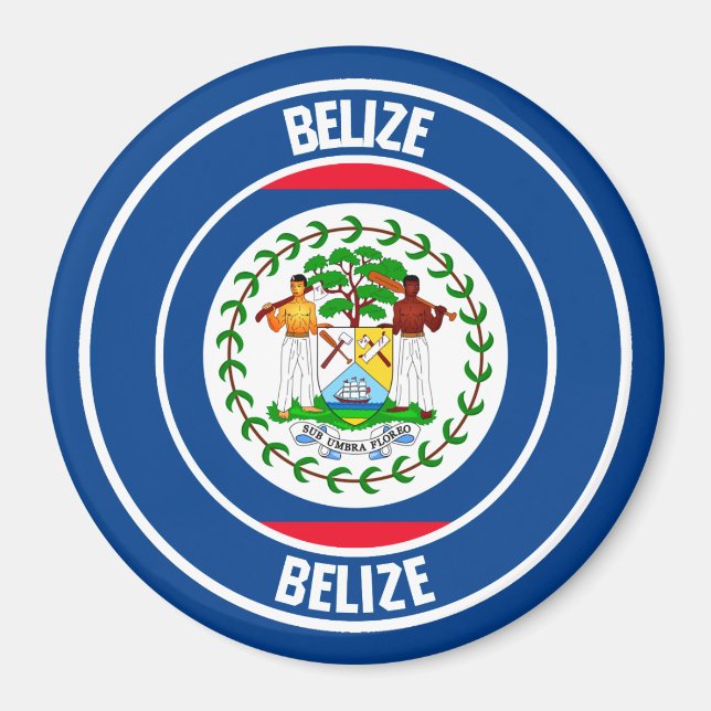 Belise Round Emblem Magnet (Front)