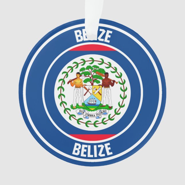 Belise Round Emblem Ornament (Front)
