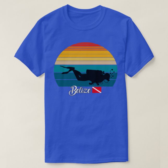 Belise Scuba Diving Gift T-Shirt (Design Front)