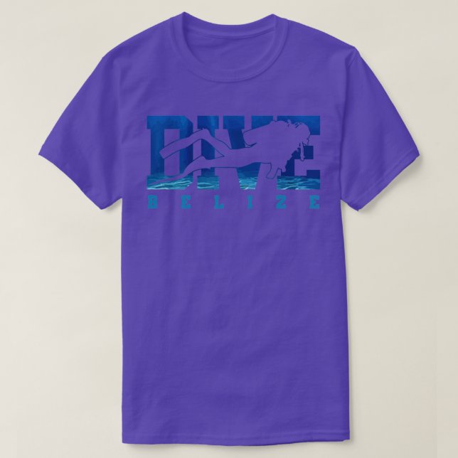 Belise Scuba Diving Souvenir Diver Gift  T-Shirt (Design Front)