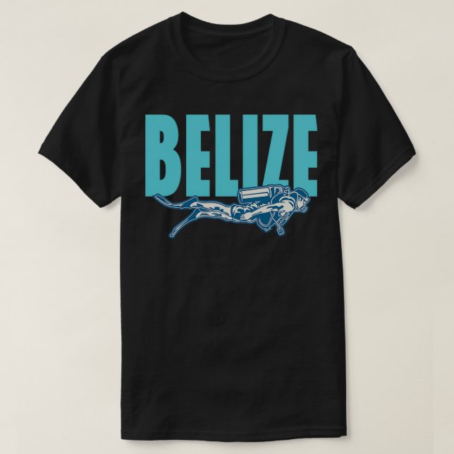 Belise Scuba Diving T-Shirt (Design Front)