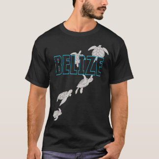 Belise Sea Turtles Scuba Diving With Turtles 2 T-Shirt