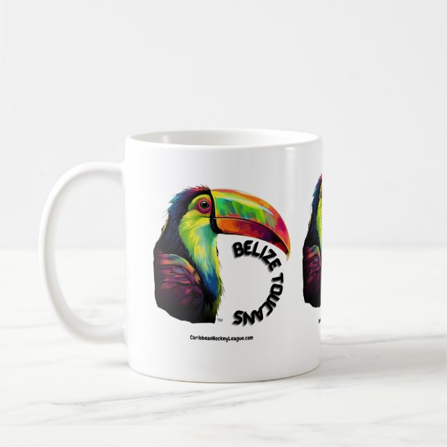 Belise Toucans - CaribbeanHockeyLeague.com Coffee Mug (Left)