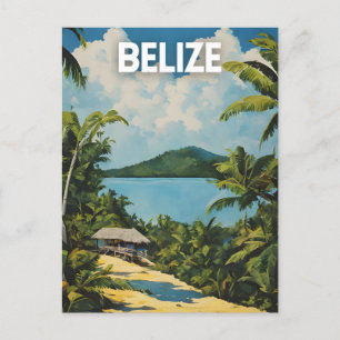 Belise Vintage Travel Poster Postcard