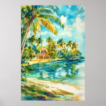 Belise watercolor poster Watercolor 2