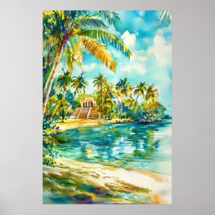 Belise watercolor poster Watercolor 2