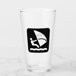 Belise Windsurfing (Ambergris, Caulker, Caye) Glass