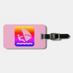 Belise Windsurfing (Caulker Caye) Rainbow Luggage Tag