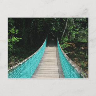 Belise Wooden Bridge Postcard