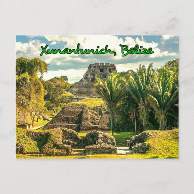 Belise Xunantunich stylised Postcard (Front)