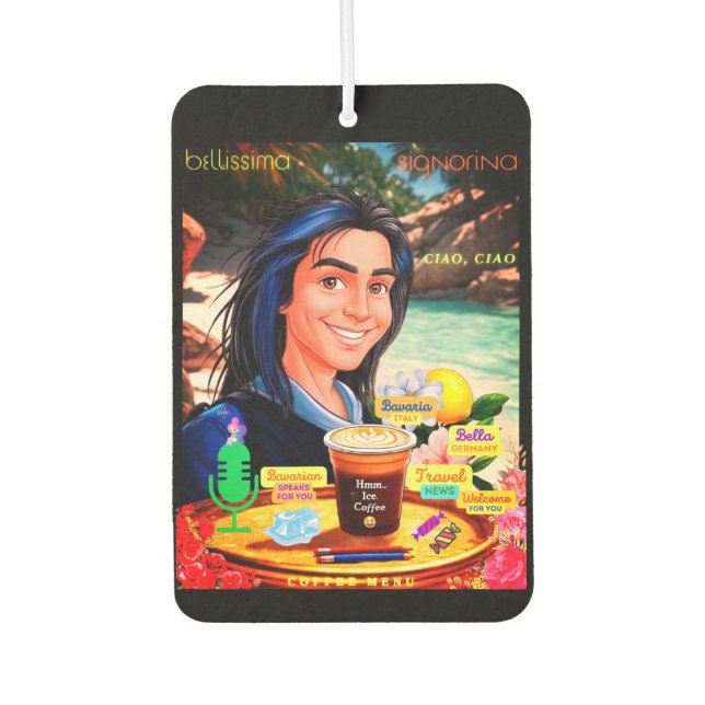 Belissima Car Air Freshener (Front)