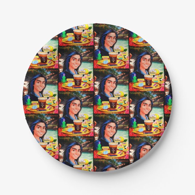 Belissima Paper Plate (Front)