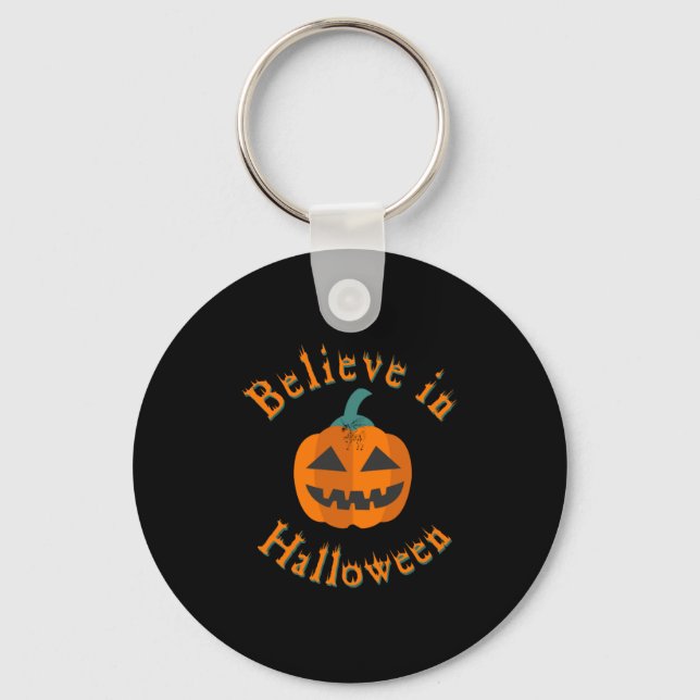 Belive in Halloween Key Ring (Front)