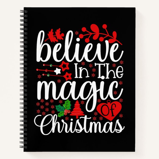 Belive in The Magic Of Christmas-84604 Notebook (Front)