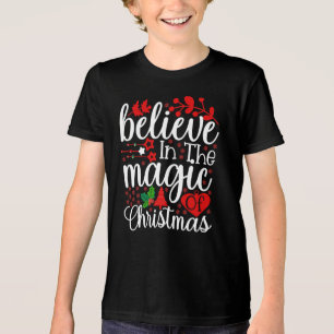 Belive in The Magic Of Christmas-84604 Tri-Blend Shirt