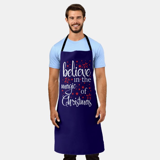 Belive in The Magic Of Christmas Apron (Worn)
