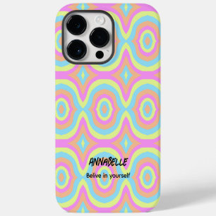 Belive in yourself Retro Stylish iPhone 14 Pro Max Case