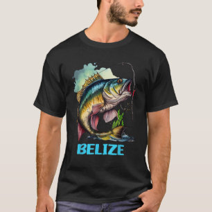 Belize Fishing Trip Fisher Fish Souvenir Memorabil T-Shirt
